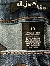 d.jeans Blue Denim Shorts Size 10 - photo 4