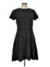 Ann Taylor LOFT Paisley Gray Casual Dress Size 10 - photo 1