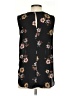 Who What Wear 100% Polyester Black Sleeveless Blouse Size S - photo 2