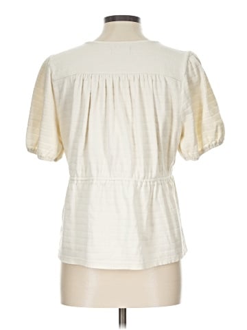 Madewell Puff-Sleeve Drawstring Top (view 2)