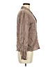 Nordstrom 100% Silk Tan Long Sleeve Silk Top Size M - photo 4