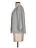H&M 100% Polyester Silver 3/4 Sleeve Blouse Size 4 - photo 5