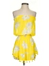 Ramy Brook 100% Polyester Tropical Yellow Casual Dress Size XXS - photo 1