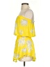 Ramy Brook 100% Polyester Tropical Yellow Casual Dress Size XXS - photo 5