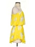 Ramy Brook 100% Polyester Tropical Yellow Casual Dress Size XXS - photo 4