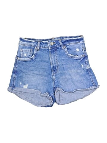 Zara TRF Denim Shorts (view 1)