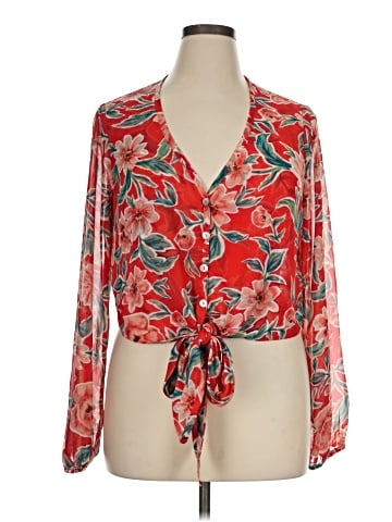 Show Me Your Mumu Long Sleeve Blouse (view 1)