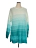 Anthropologie Tie-dye Teal Wool Pullover Sweater Size XL - photo 1