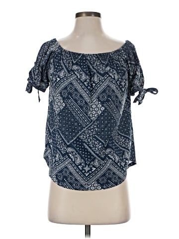 H&M L.O.G.G. Short Sleeve Blouse (view 1)