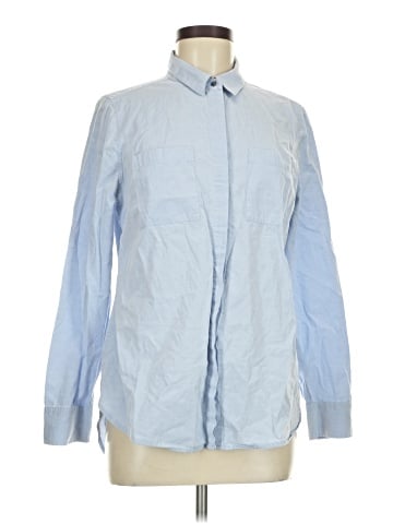 White House Black Market Long Sleeve Button-Down Shirt (view 1)