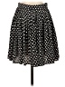 J.Crew 100% Polyester Polka Dots Black Casual Skirt Size 0 - photo 1