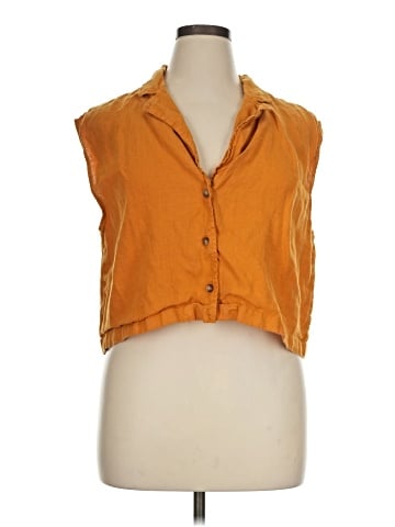 Lou & Grey Sleeveless Button-Down Shirt (view 1)