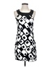 Express Graphic Gray Casual Dress Size S - photo 1