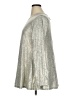 Lane Bryant Metallic Silver Long Sleeve Top Size 14 - photo 5
