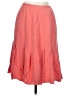 Dana Buchman 100% Silk Solid Orange Silk Skirt Size 10 - photo 1