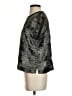 Evereve 100% Polyester Metallic Silver Short Sleeve Top Size S - photo 5