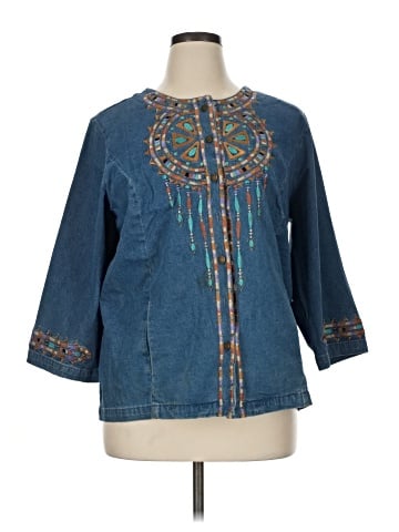 Bob Mackie 3/4 Sleeve Blouse (view 1)