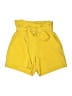 The Limited Solid Yellow Shorts Size 2 - photo 1