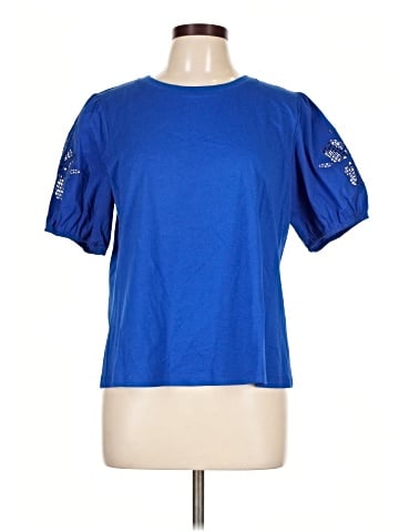 Skies Are Blue Short Sleeve Top (view 1)