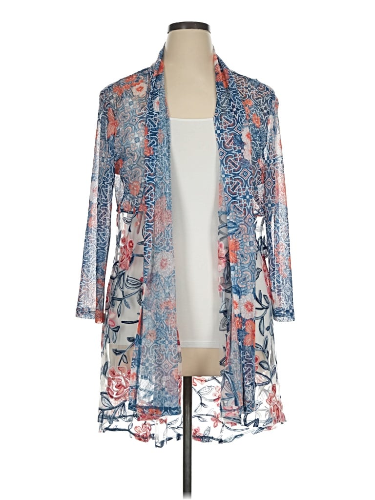 Pre-owned Ruby Rd. Kimono In Blue