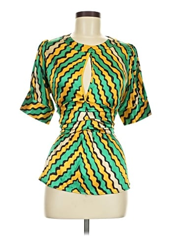 VERTIGO Short Sleeve Blouse (view 1)