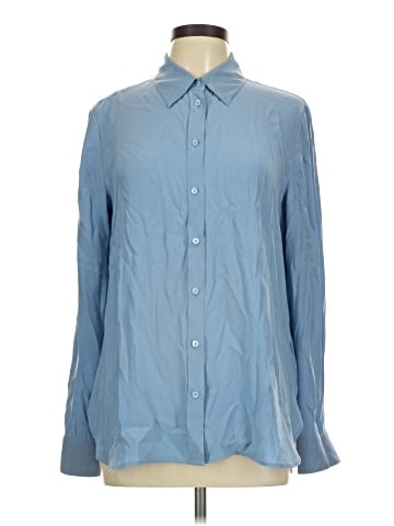 Banana Republic Long Sleeve Silk Top (view 1)