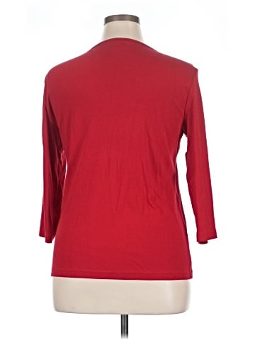Karen Scott 3/4 Sleeve Top (view 2)