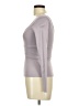 Bebe Gray Long Sleeve Top Size Med - Lg - photo 5