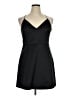 Express Solid Black Cocktail Dress Size 14 - photo 1
