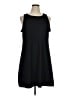 Eddie Bauer Solid Black Casual Dress Size XL - photo 1