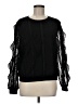 Daniel Rainn 100% Polyester Black Long Sleeve Top Size M - photo 1