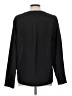 J.Crew Factory Store 100% Polyester Black Long Sleeve Blouse Size L - photo 2