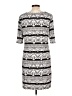 R&K Print Gray Casual Dress Size L - photo 2