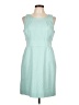 J.Crew 100% Wool Solid Teal Casual Dress Size 12 (petite) - photo 1