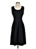 Lands' End Solid Black Cocktail Dress Size 2 - photo 1