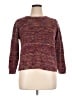 North Style Tweed Burgundy Pullover Sweater Size XL - photo 1