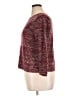 North Style Tweed Burgundy Pullover Sweater Size XL - photo 5