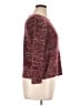 North Style Tweed Burgundy Pullover Sweater Size XL - photo 4