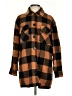 Aqua Plaid Brown Coat Size XS - photo 1