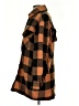 Aqua Plaid Brown Coat Size XS - photo 5
