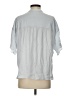 Vince. Silver Short Sleeve Silk Top Size XS - photo 2