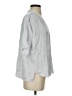 Vince. Silver Short Sleeve Silk Top Size XS - photo 4