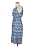 Max Studio Print Blue Casual Dress Size S - photo 5