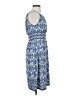 Max Studio Print Blue Casual Dress Size S - photo 4