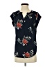 Fun2Fun Blue Short Sleeve Blouse Size S - photo 1
