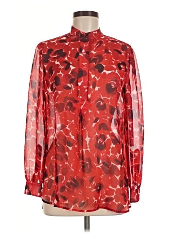 Anne Klein Long Sleeve Blouse (view 1)
