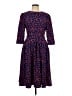Unbranded 100% Polyester Hearts Blue Casual Dress Size L - photo 1