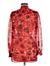 Anne Klein Print Red Long Sleeve Blouse Size 6 - photo 2