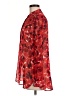 Anne Klein Print Red Long Sleeve Blouse Size 6 - photo 5