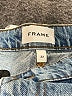 FRAME 100% Cotton Blue Denim Shorts Size 32 waist - photo 3